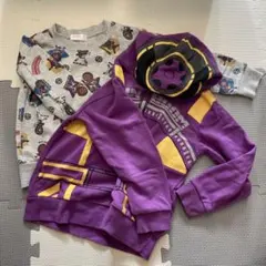 ブンブンジャー　トレーナー　パーカー　ブンヴァイオレット　戦隊ヒーロー