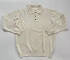 ニットポロ 2XL ホワイト