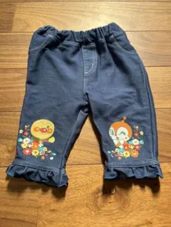 【美品】アンパンマン　ズボン　80センチ　デニム