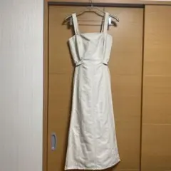 LAGUNAMOON サイドプリーツビスチェワンピース S