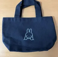 【新品】miffy ランチトートバッグ　 ブラックのサムネイル