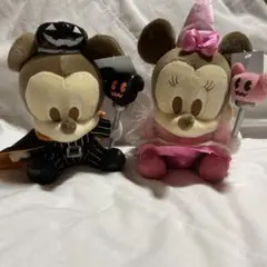 ミッキー　ミニー　ハロウィンぬいぐるみ