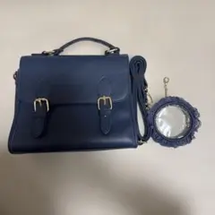 WEGO サッチェル 痛バック 青 ブルー ネイビー