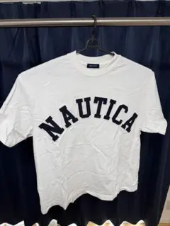 NAUTICA アーチロゴ Tシャツ ホワイト