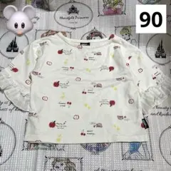 ANAP 袖フリル トップス キッズ 90のサムネイル