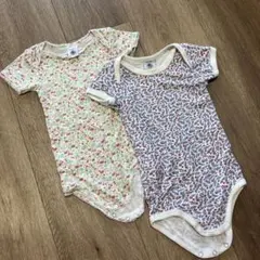 petit bateau(プチバトー)肌着 ロンパース　12m/74cm