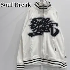 Soul Break ジップアップスウェット　ジャケット　ブルゾン　Lサイズ