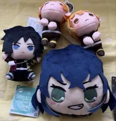 鬼滅の刃　グッズセット　ぬいぐるみ　パスケース