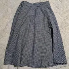 ROPE PICNICギンガムチェック フレアスカート ひざ丈 Mサイズ