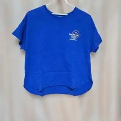 HELLO SMILEY 半袖Tシャツ ブルー Mサイズのサムネイル