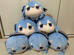 ホロライブ 寝そべり BIGぬいぐるみ　星街すいせい6体 マウスパッド4枚