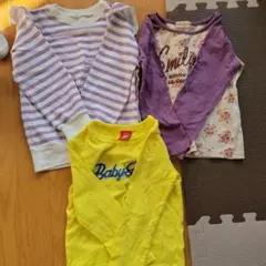 長袖カットソー 3点セット サイズ10