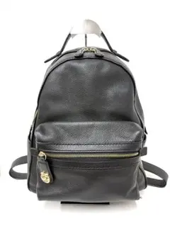 【極美品】コーチ ヘンリー バックパック リュック レザー A4可 ブラック 中古・古着通販】COACH (コーチ) ヘンリーバックパック レザー