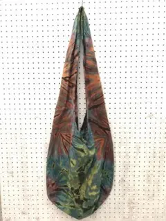 民族エスニック オリエンタル サイケ 古着小物 タイダイ柄ショルダートートバッグ