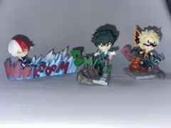 僕のヒーローアカデミア DESKTOP HEROES3体セット(デク・爆豪・轟）