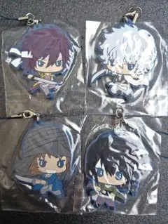 銀魂 ラバーストラップ 4個セット ガチャガチャ