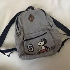 【SNOOPYTOWNにて購入】スヌーピー ストライプバックパック¥1,299