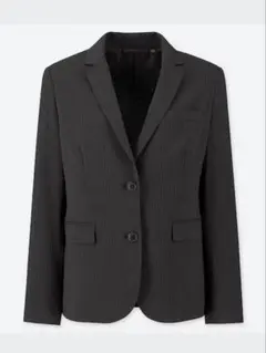 【美品】UNIQLO ストレッチジャケット DARK GRAY XS