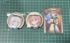 椎名唯華 笹木咲 缶バッジ ウエハースカード