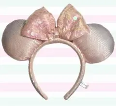 ピンク 水色 ミニーカチューシャ ディズニー