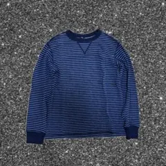00s old gap striped tee モノクロ ボーダー ロ - メルカリ