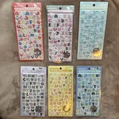 正規品】ボンボンドロップシール サンリオ 文字 コンプリート 8枚