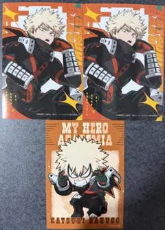 僕のヒーローアカデミア 爆豪勝己　ブロマイド3枚セット ジャンプフェスタ限定