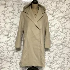 Spick&Span　（38）　フードロングコート　ウールコート　ベージュのサムネイル