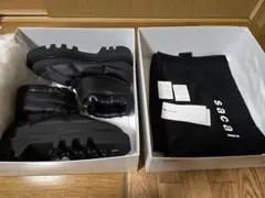 sacai サカイ レディース パデッド ショートブーツ ブラックのサムネイル