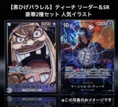 【黒ひげパラレル】ティーチ リーダー＆SR 2種セット