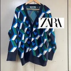 最終値下げ　ZARA ディズニーコラボニットカーディガン　L