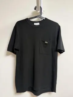 LACOSTE ラコステ 鹿の子地　ポケットTシャツ ブラック