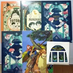 ジブリ クリアファイル ポストカード 6点セット