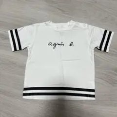 agnès b. ホワイト Tシャツ 2ans