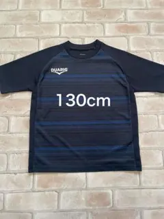 DUARIG Tシャツ 130cm ネイビー　サッカー　美品　半袖 速乾のサムネイル