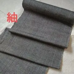 正絹縦縞紬反物