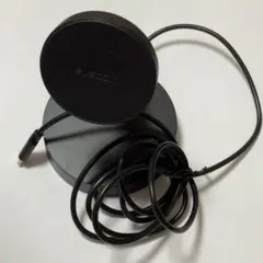 エレコム マグネット 内蔵 ワイヤレス充電器 スタンド ブラック