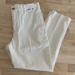 新品　UNIQLO ユニクロ　スマートアンクルパンツ　ホワイト　S