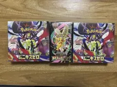 ポケカ MEGA ドリームex ムニキスゼロ　シュリンク付き　計３BOX
