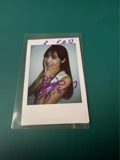 横野すみれ　直筆サイン入り　チェキ