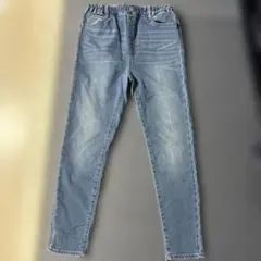 デニム 裏起毛パンツ