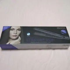 SALONIA ダブルイオン ストレートヘアアイロン　SL-004S ブラック