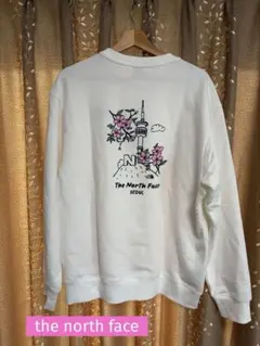 【韓国限定】THE NORTH FACE 桜 スウェット L 新品タグ付 正規品