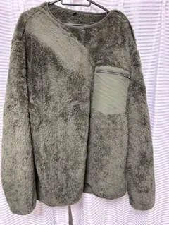 UNIQLO フリースジャケット XL オリーブグリーン