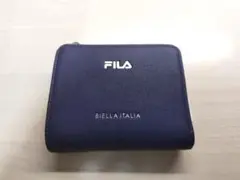 FILA 二つ折り財布 ネイビー ホワイト レッド