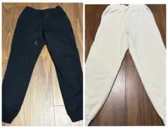 ユニクロ　ヒートテックボアスウェットパンツ/フリースイージーパンツ丈長め