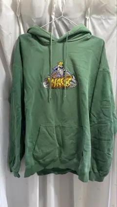 XLARGE グリーン パーカー L