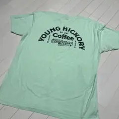 YOUNG HICKORY Coffee Tシャツ ミントグリーン　xl