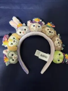 【新品未使用】香港ディズニーランド　20周年　ダッフィー&フレンズ　カチューシャ