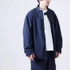 美品　nanamica縮絨バンドカラーワークジャケットのサムネイル